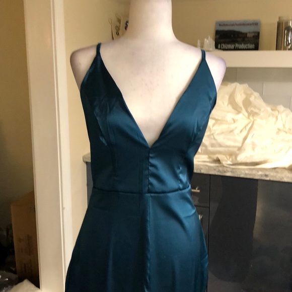 V neck glamour style maxi - Picture 5 of 8